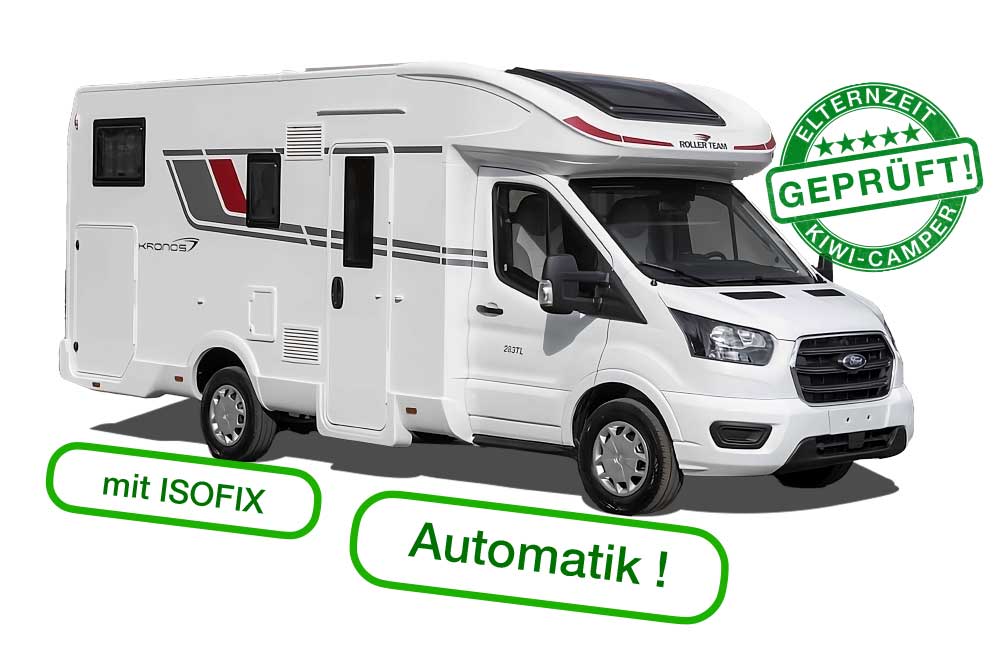 Ansicht vorne Kiwi Camper